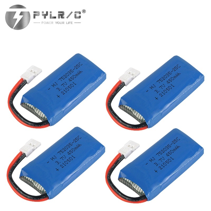 Drone Battery Li-Ion - 1/2/3/5pcs 3.7V 450mAh 리튬 배터리 H107