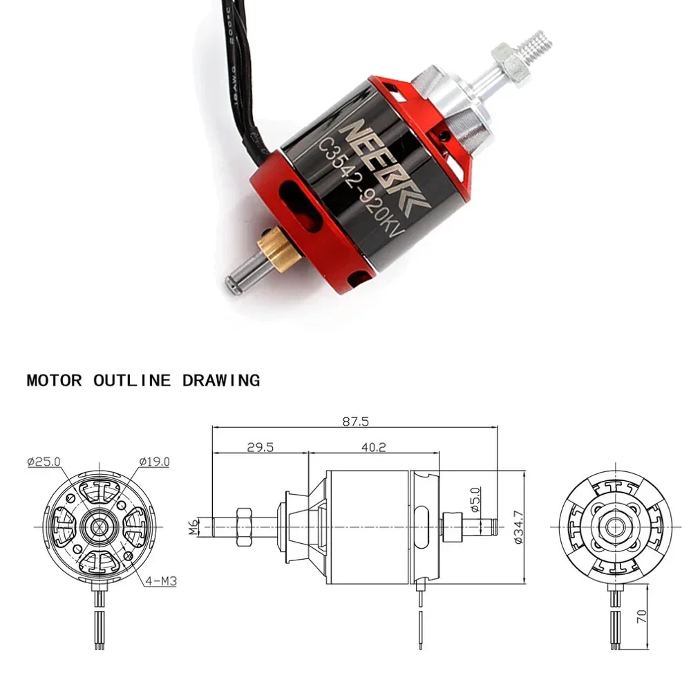 1/2/4PCS 3542 920KV 1400KV 아웃러 - Drone Battery Plate 리뷰 및 가격