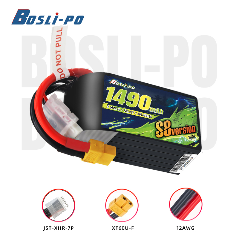 새로운 S8 버전 FPV 배터리 1490mAh 150C - Drone Battery Li-Ion 리뷰 및 가격