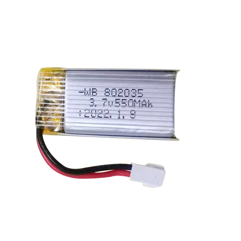 3.7V 550mAh 35C 리포 배터리 802035  - Drone Battery Li-Ion 리뷰 및 가격