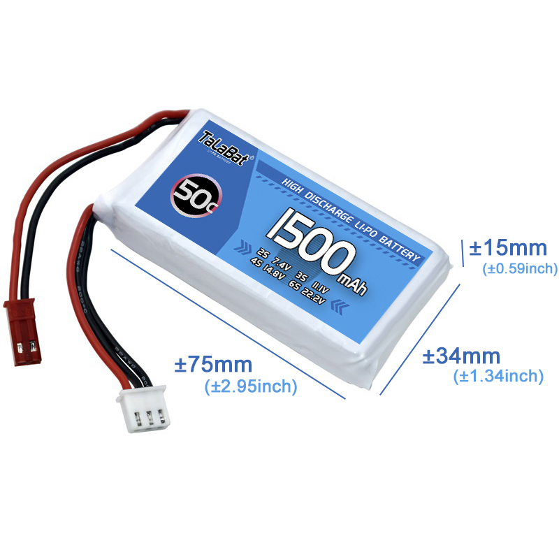 3Pcs TalaBat 50C 1500mAh 7.4V  - Drone Battery Li-Ion 리뷰 및 가격